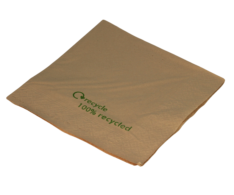 Recyclable 100 Recycled Napkins